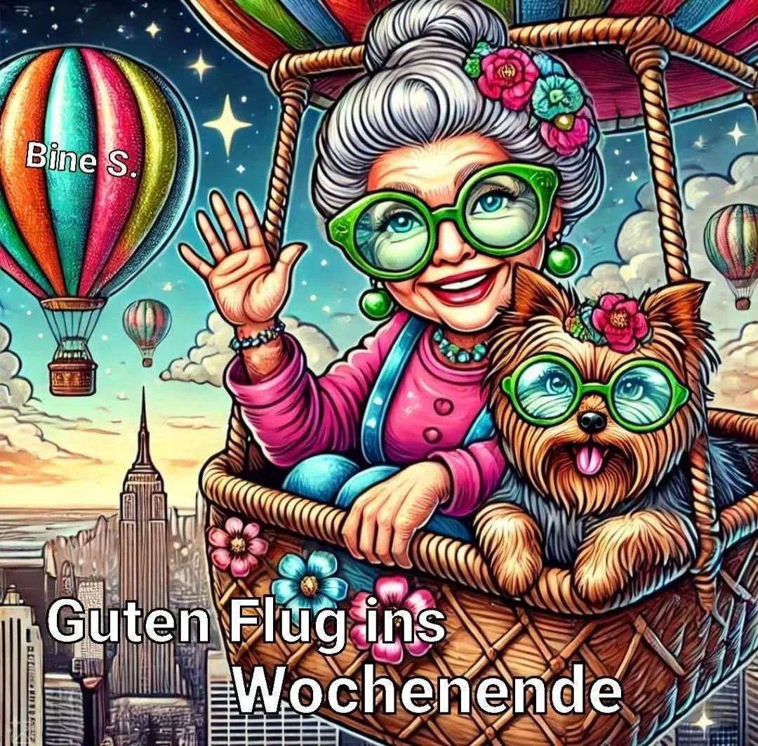 Mit Schwung und Freude: Ein farbenfroher Flug ins Traum-Wochenende!