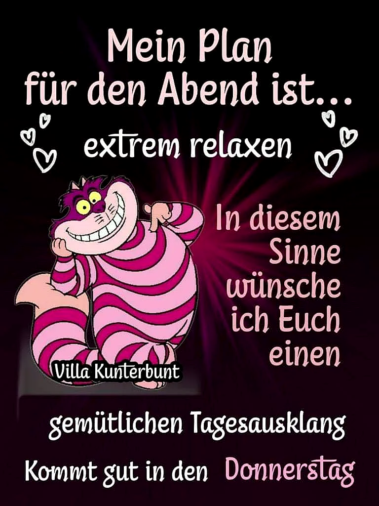 Donnerstag entspannt ausklingen lassen: Volle Vorfreude aufs Wochenende!