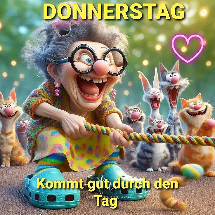 Donnerstag-Grüße: Komm gut durch den Tag!