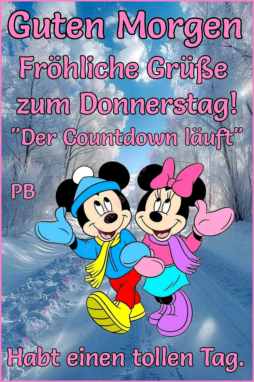 Donnerstag-Gruß: Der Countdown läuft!