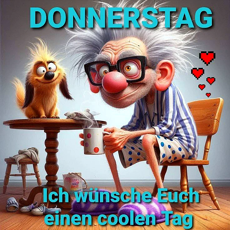 Donnerstag-Gruß: Ein cooler Tag für dich