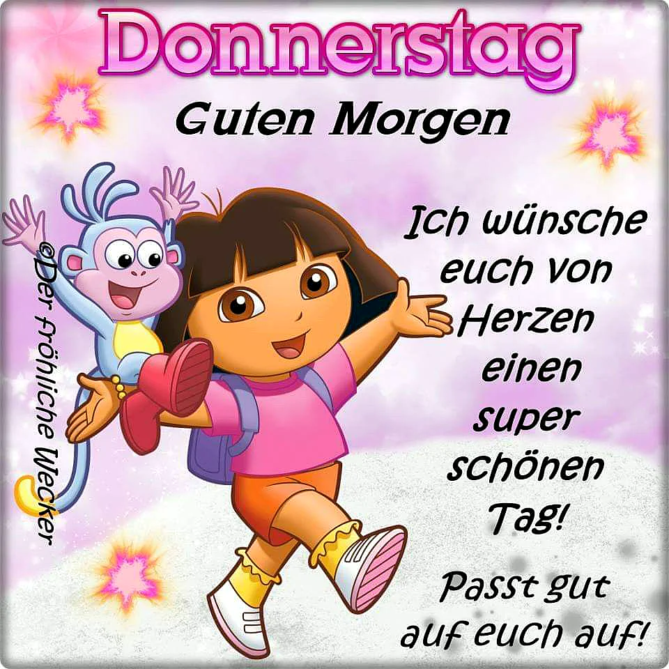 Donnerstag-Gruß: Ein super schöner Tag!