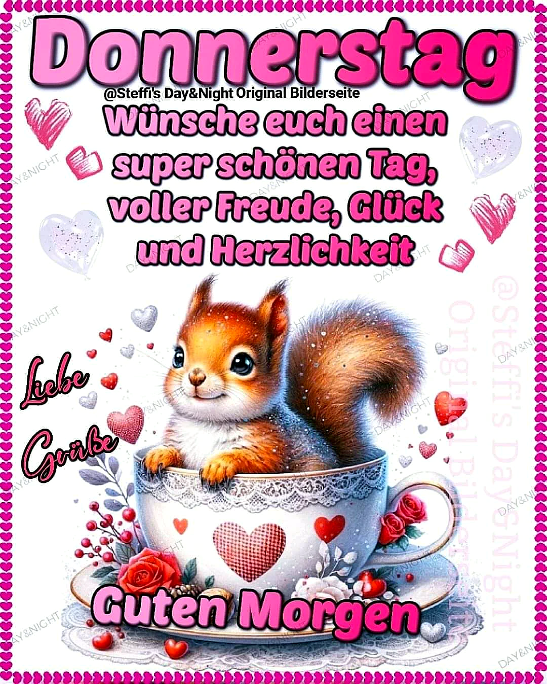 Donnerstag-Gruß: Fast Wochenende, gute Laune