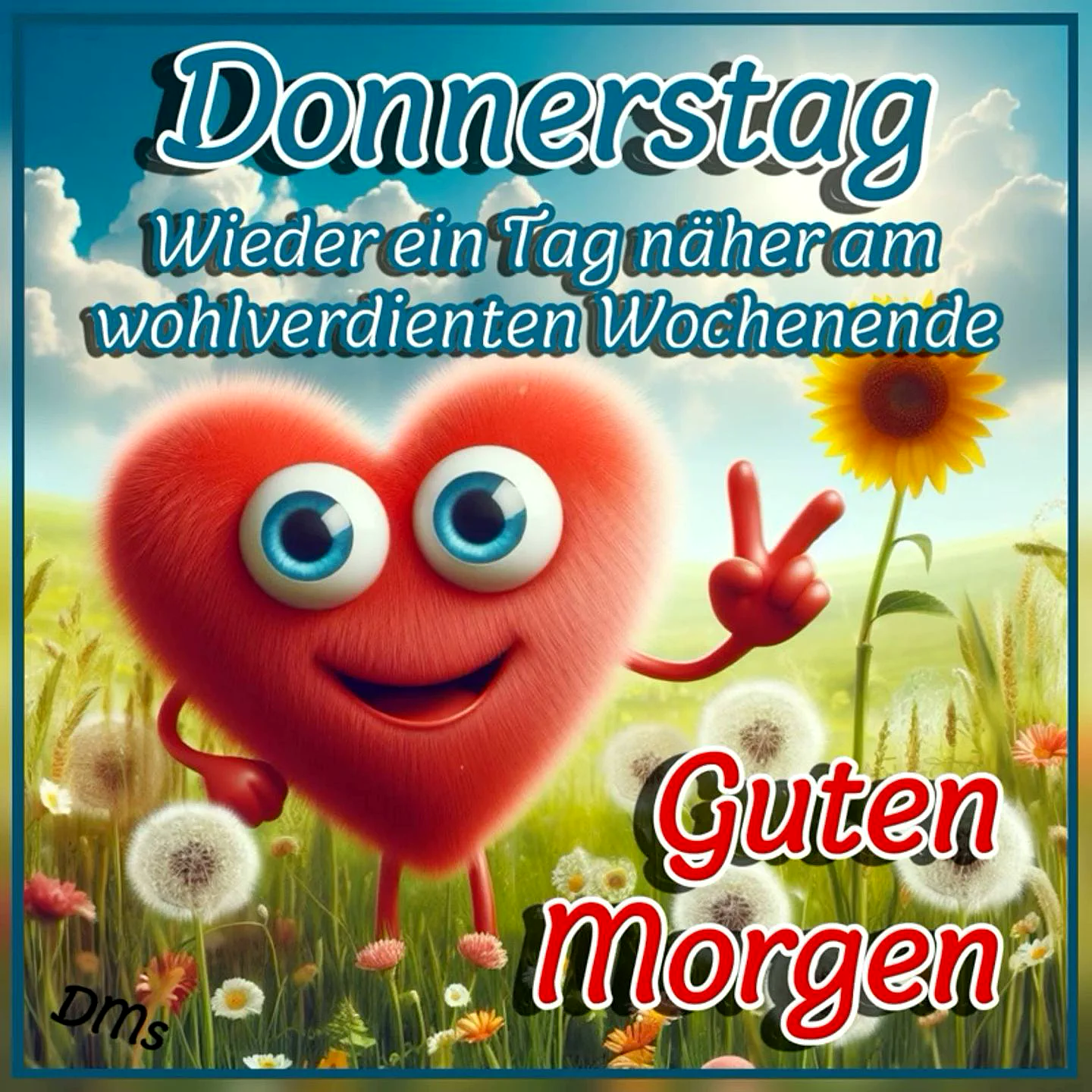 Donnerstag-Gruß: Fast Wochenende, Gute Laune