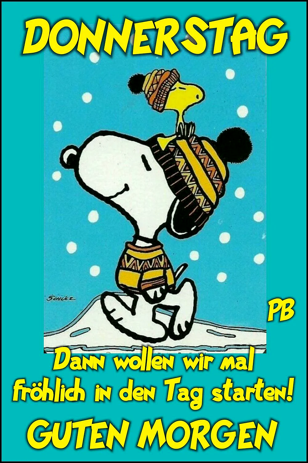 Donnerstag-Gruß: Fröhlicher Start in den Tag