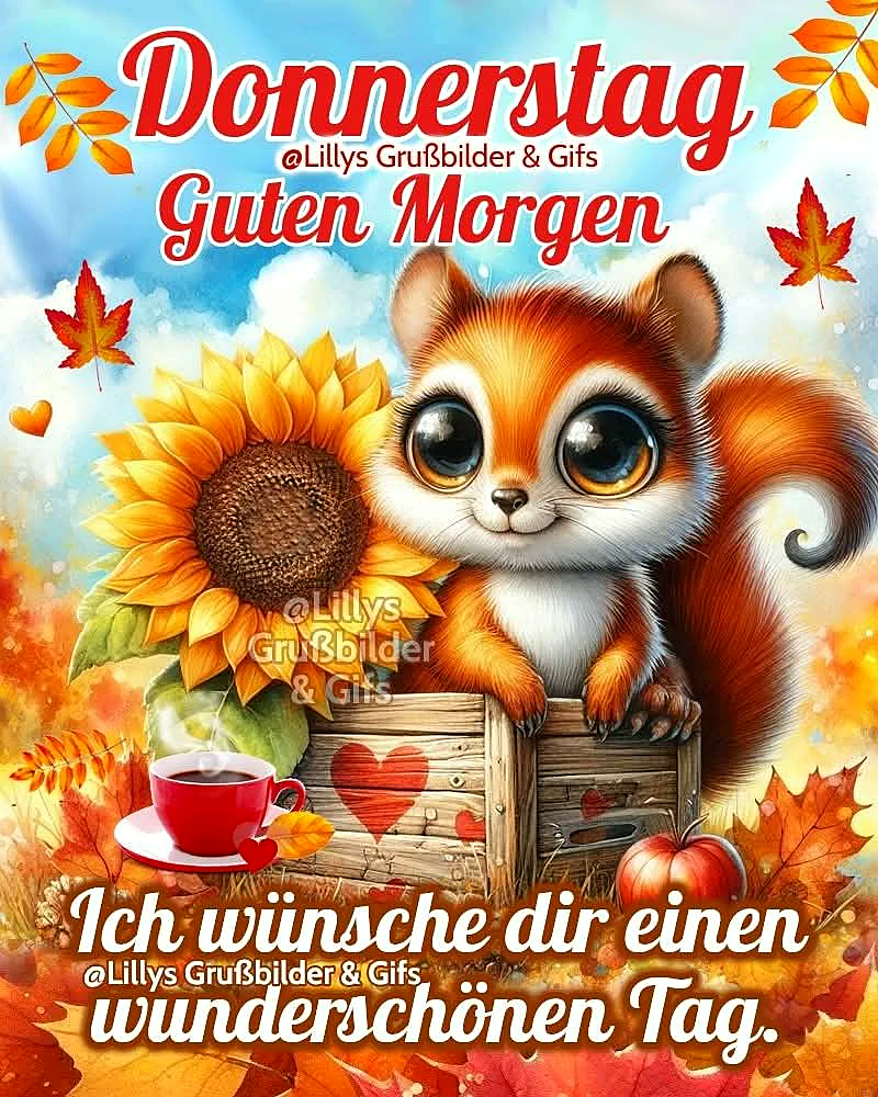 Donnerstag-Gruß: Schon fast Wochenende!