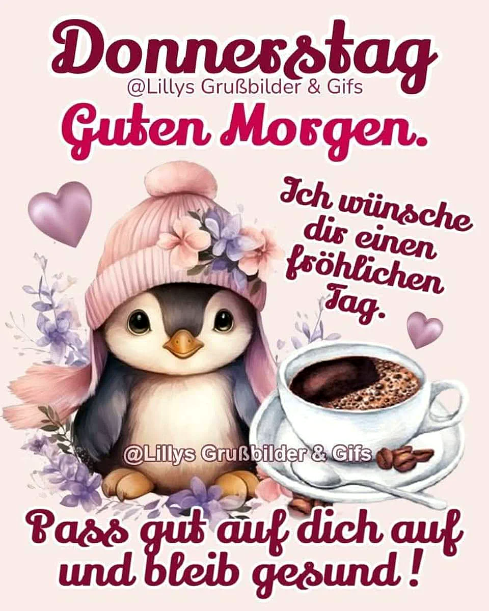 Donnerstag: Sanfte Morgenliebe, die das nahende Wochenende küsst