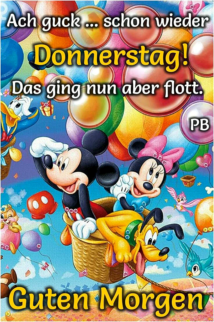 Donnerstagmorgen voller Vorfreude: Das Wochenende ist zum Greifen nah!