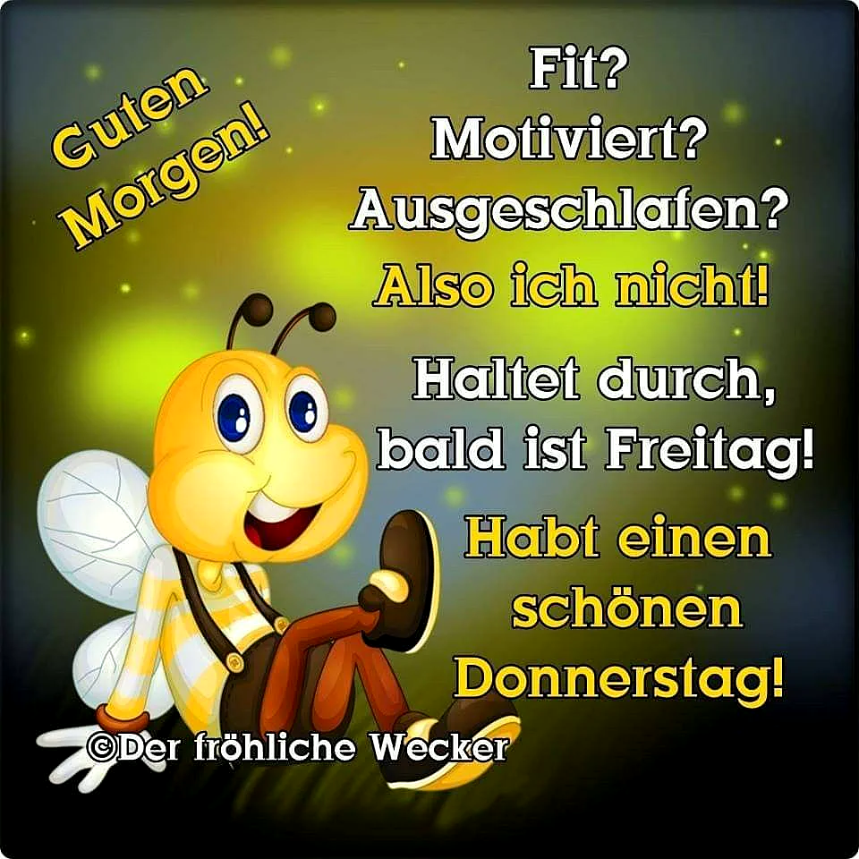 Donnerstags-Motivation: Aufbruchstimmung Richtung Wochenende pur!