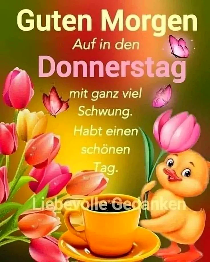 Donnerstags-Vorfreude teilen: Mit Schwung und leichtem Herz ins baldige Wochenende.
