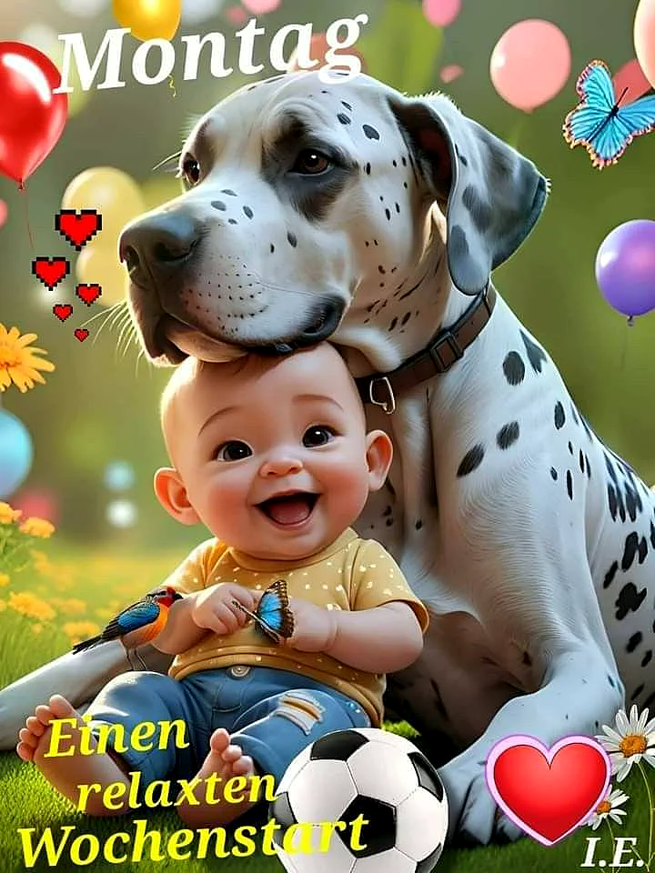 Ein entspannter Montag beginnt - Mit Freude und Liebe