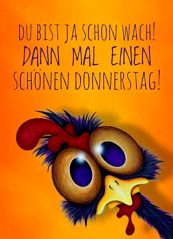 Ein fröhlicher Donnerstagswunsch für dich