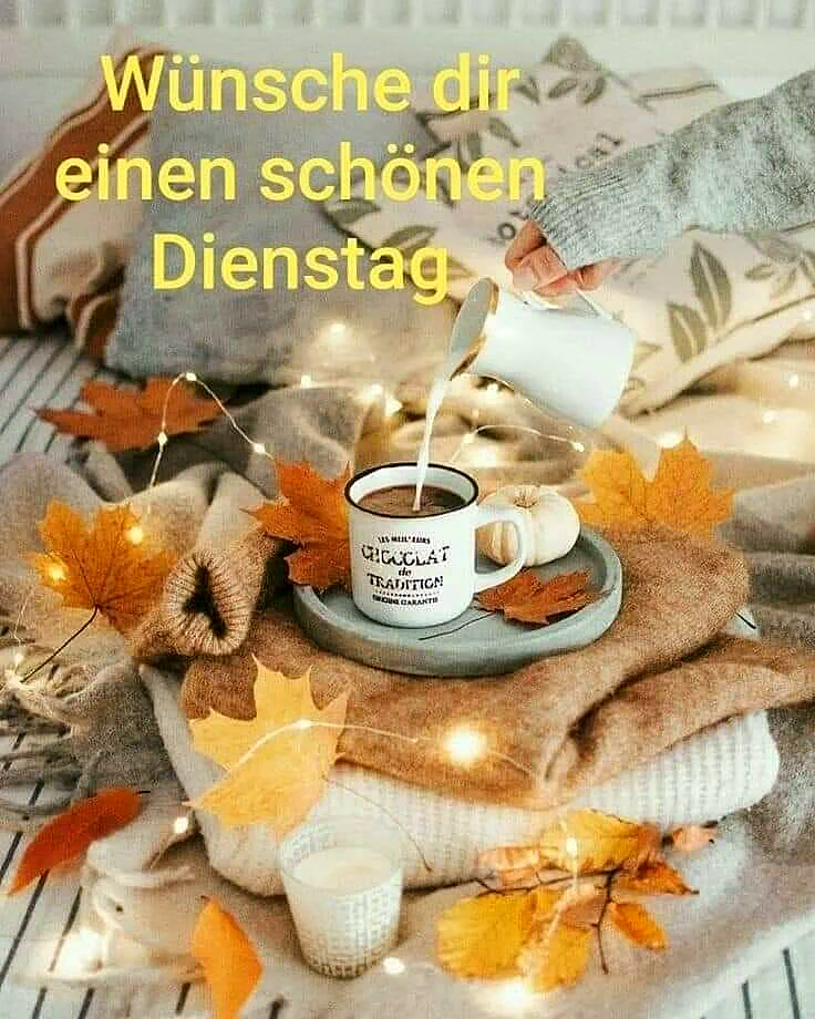 Ein ruhiger Dienstagmorgen mit einer Tasse Kaffee