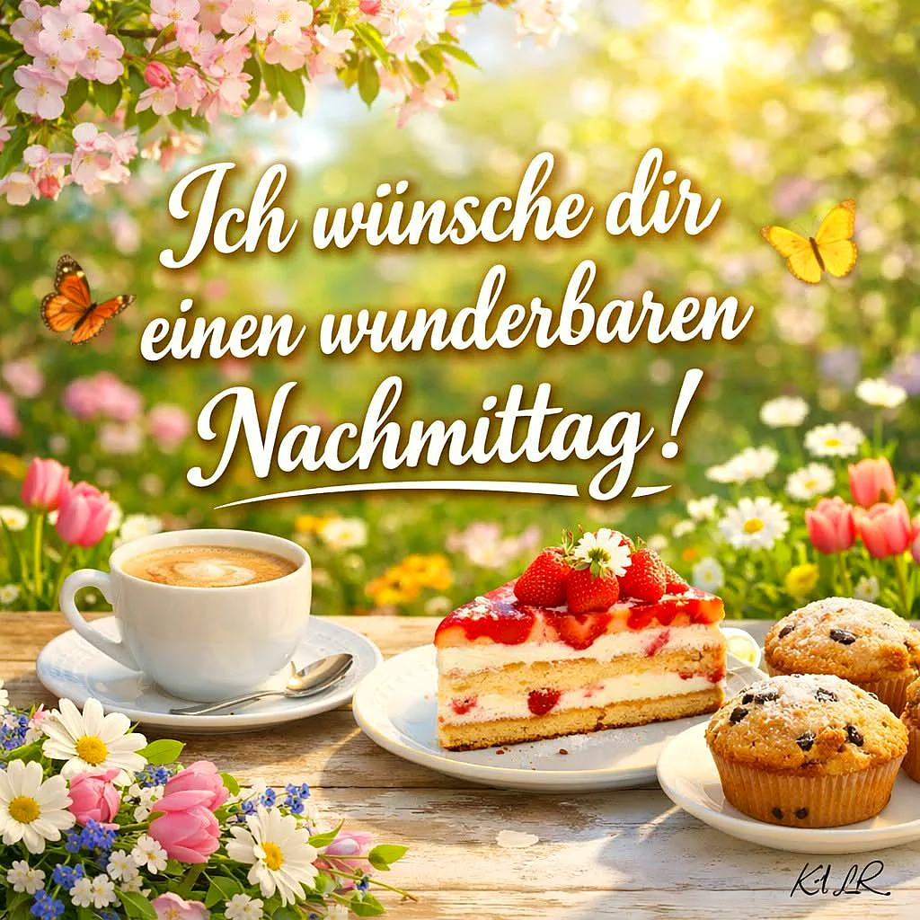 Einladender Nachmittagswunsch