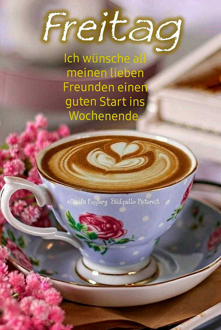 Endlich Freitag! Schnapp dir deinen Kaffee und starte ins Weekend-Feeling!