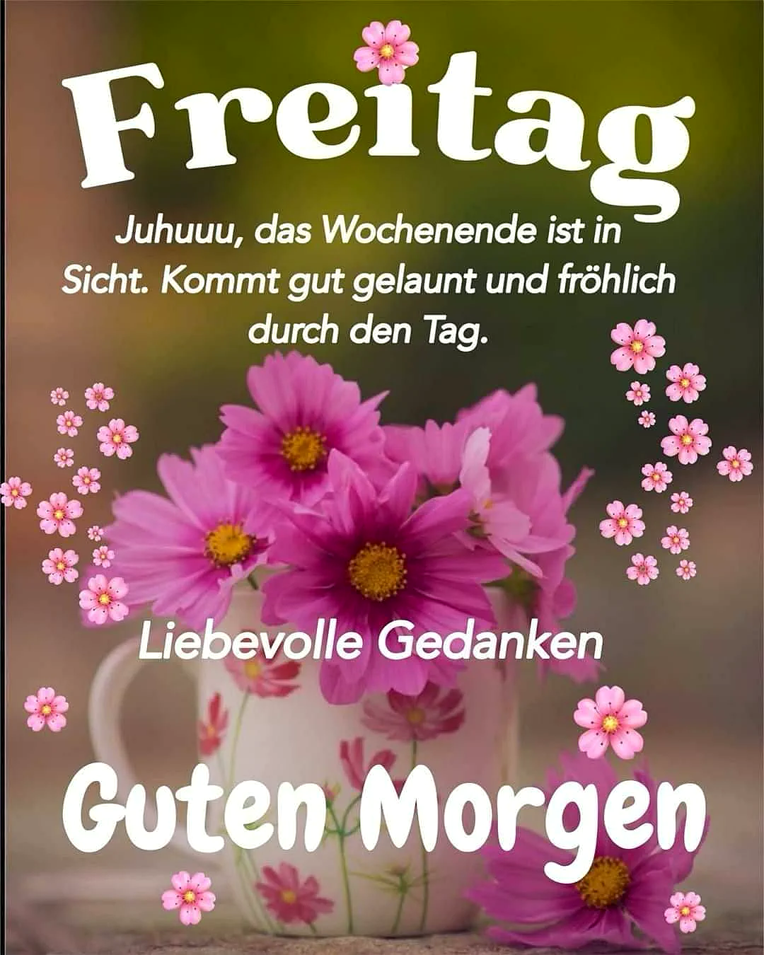 Freitag - Endlich ist das Wochenende in Sicht!