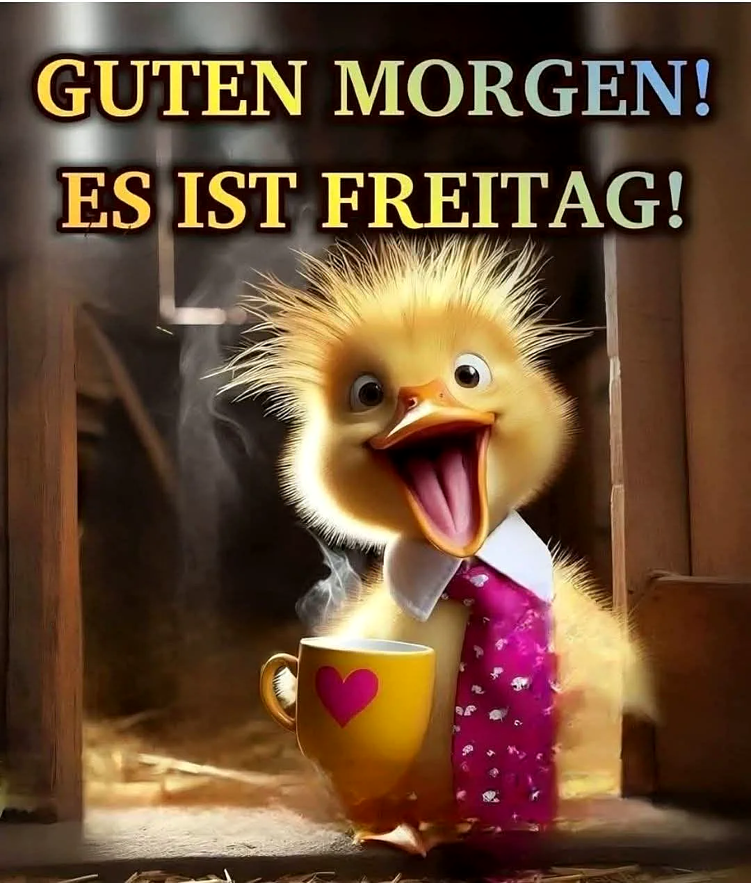 Freitag-Freude: Guten Morgen!