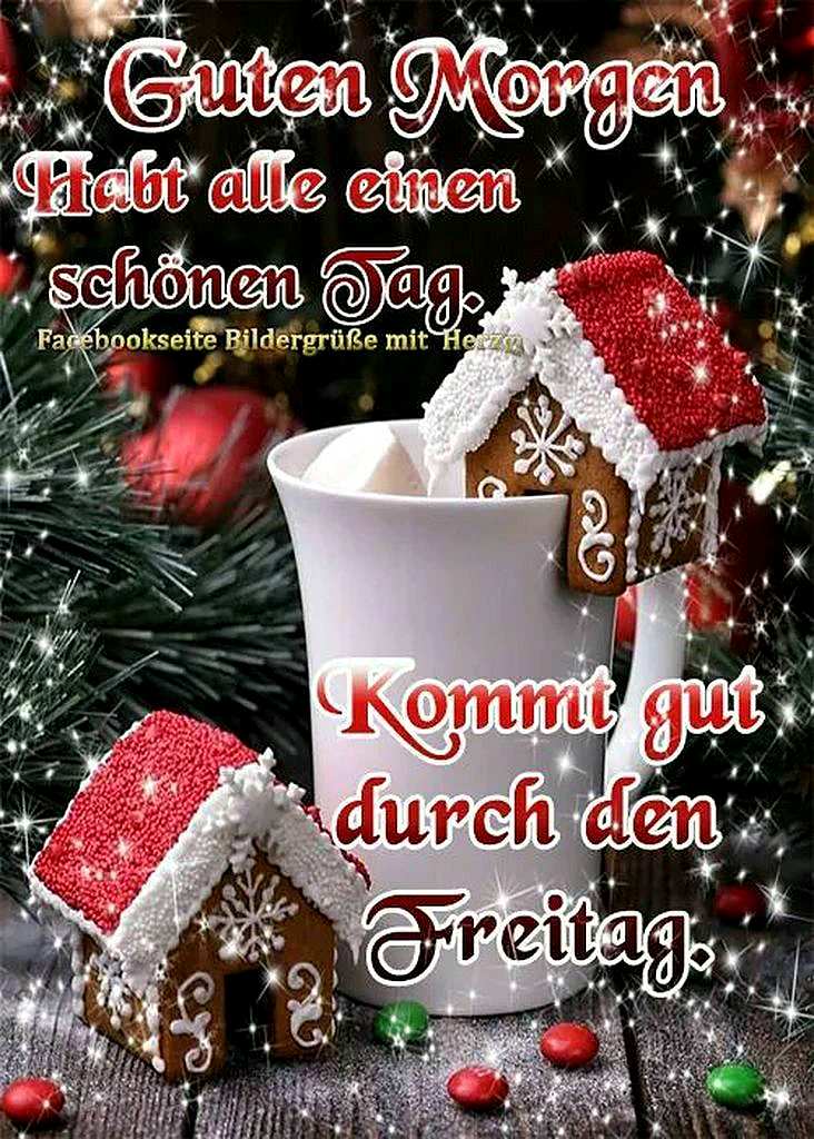 Freitag leuchtet auf: Süße Grüße voller Vorfreude aufs Wochenende!
