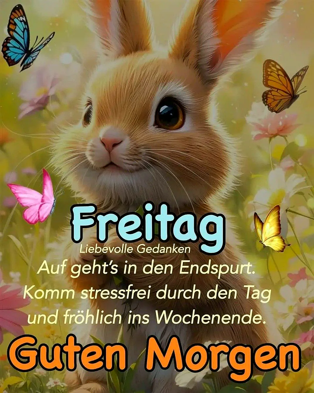 Freitag: Liebevolle Gedanken zum Start ins Wochenende