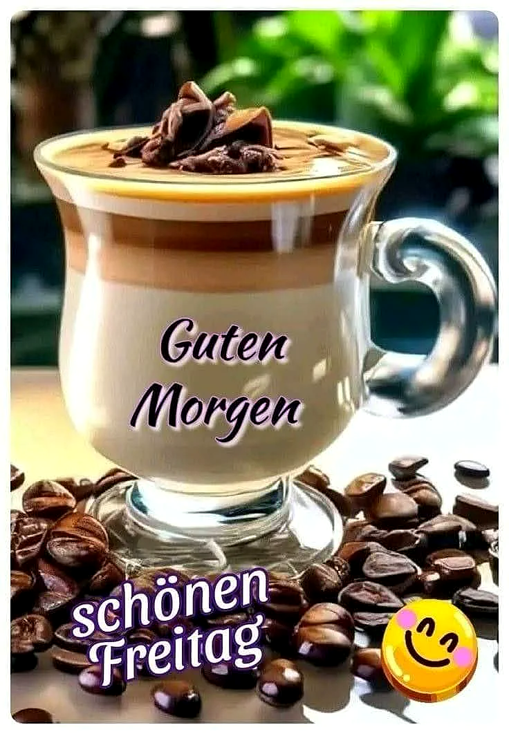 Freitagsmorgen. Erleichterung. Dein Kaffee für den Wochenend-Start.