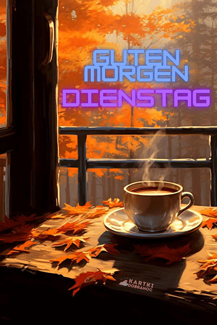 Guten Morgen Dienstag: Starte produktiv in den ruhigen Herbsttag!
