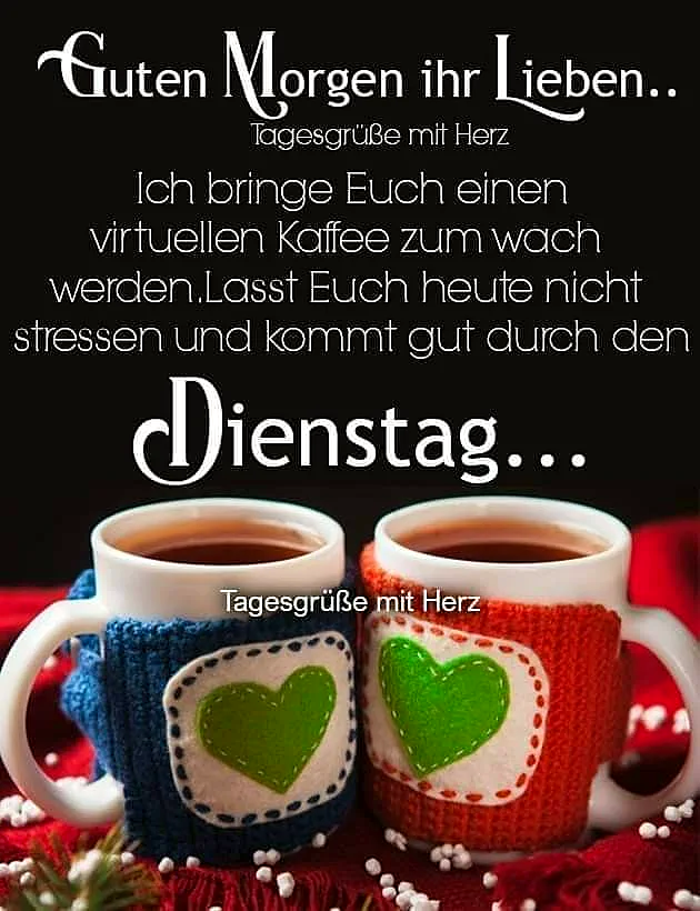 Guten Morgen Dienstag: Virtueller Kaffee für einen ruhigen Start