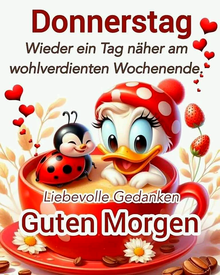 Guten Morgen Donnerstag: Gemütliche Vorfreude auf ein wohlverdientes Wochenende