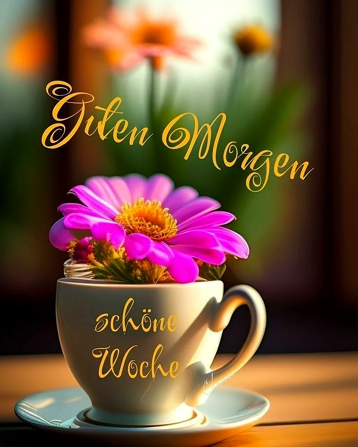 Guten Morgen: Ein sanfter Start in eine wunderschöne Woche voller Zauber