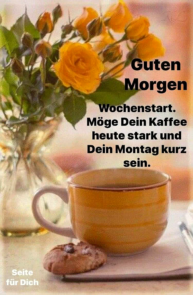 Guten Morgen, Montag! Starker Kaffee, kurzer Tag: Dein Wochenstart-Boost.