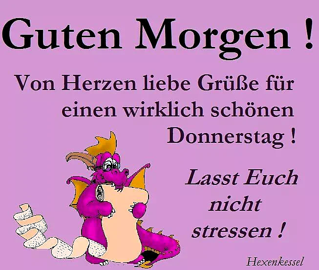 Guten Morgen! Schönen Donnerstag Bilder - Entspannung pur
