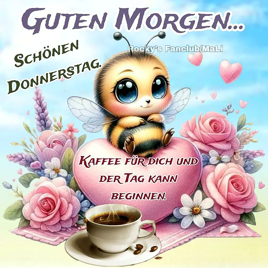 Guten Morgen! Schönen Donnerstag