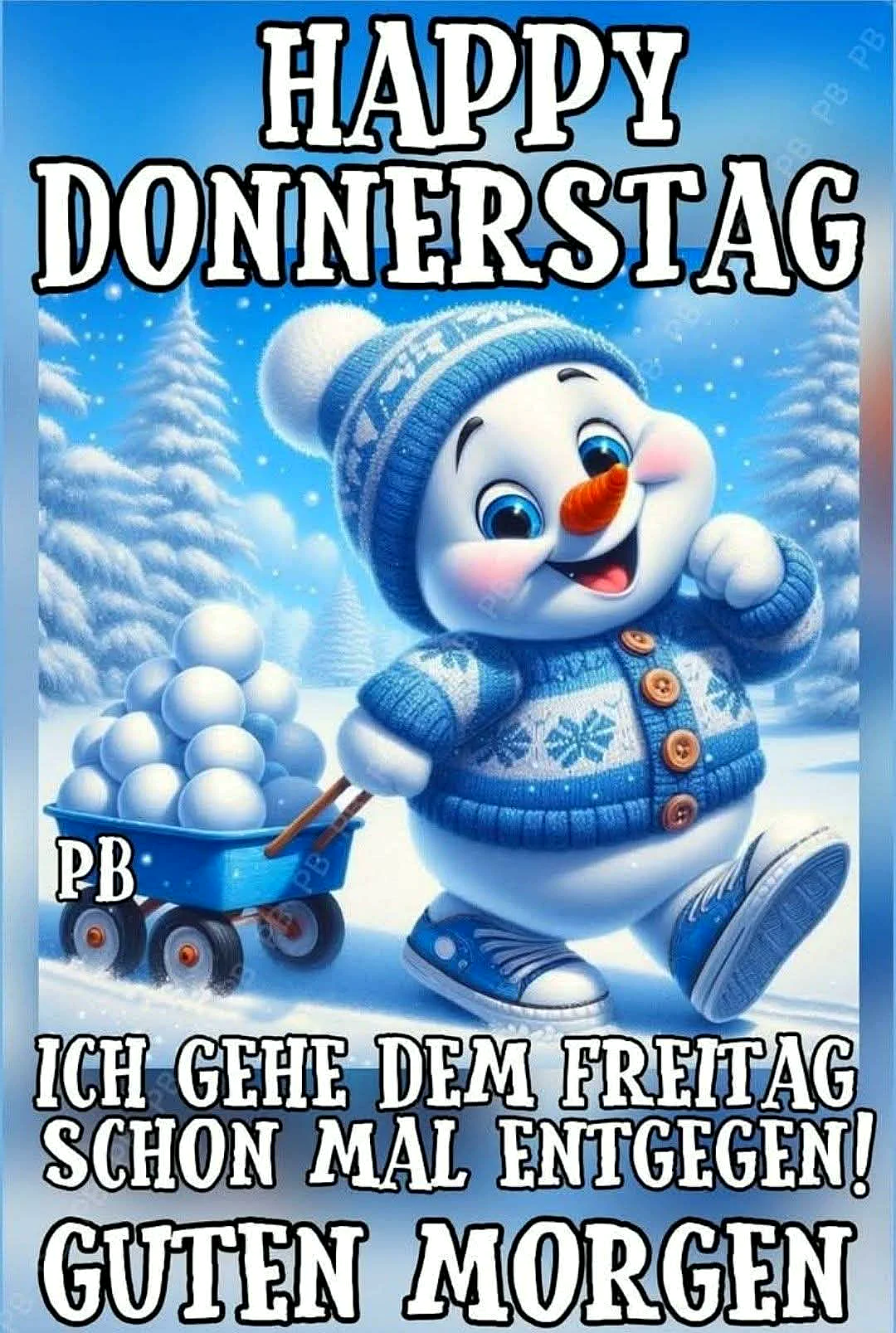 Happy Donnerstag! Der Freitag ist fast da!