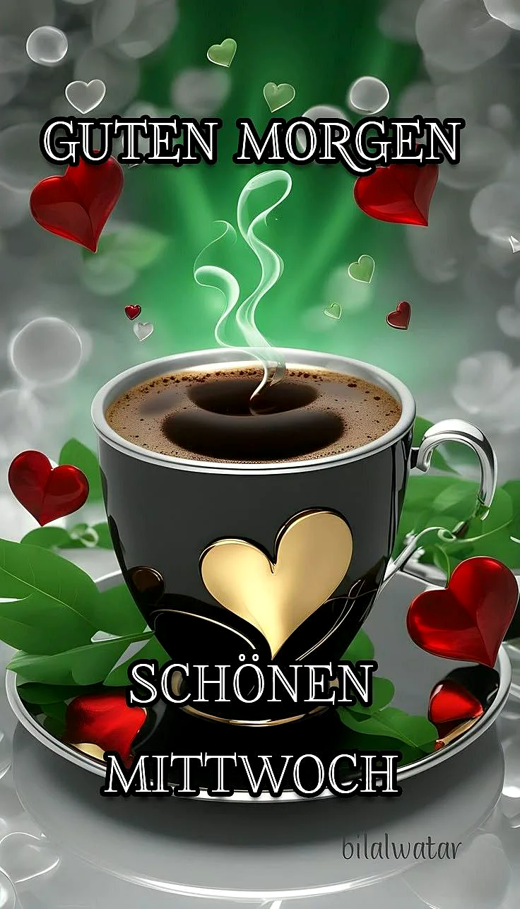 Herzlichen Mittwochswunsch - Guten Morgen mit Liebe