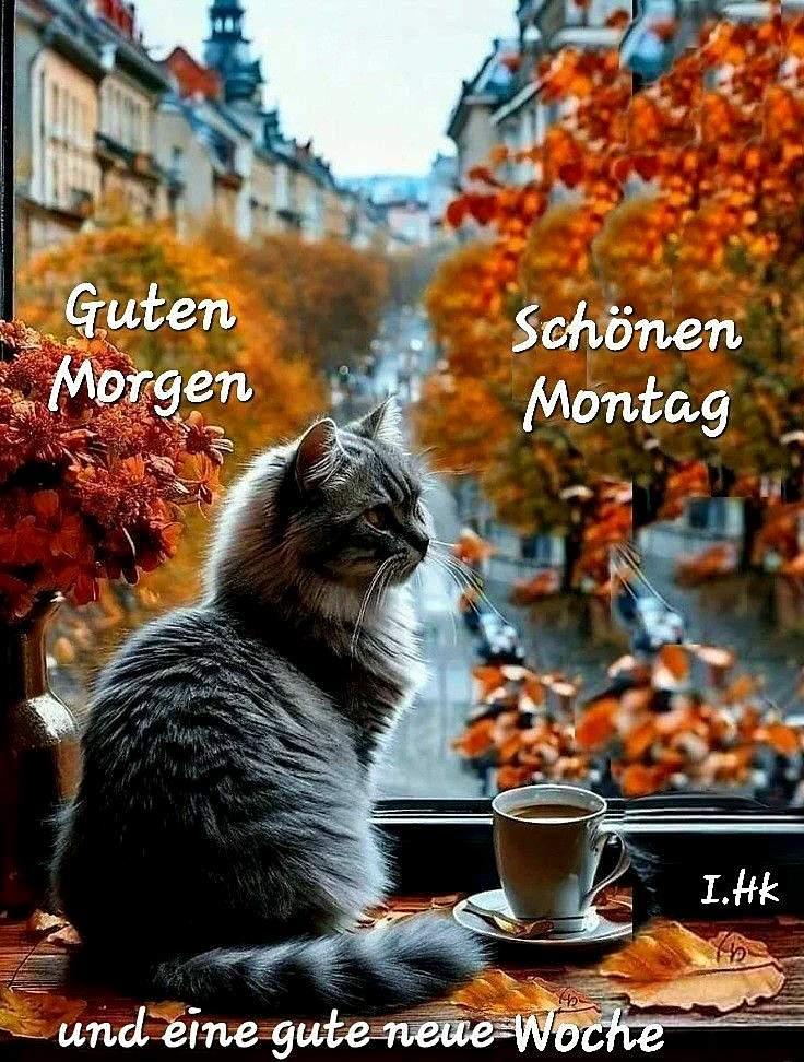 Kuscheliger Start in die Woche: Guten Morgen & Schönen Montag voller Energie!