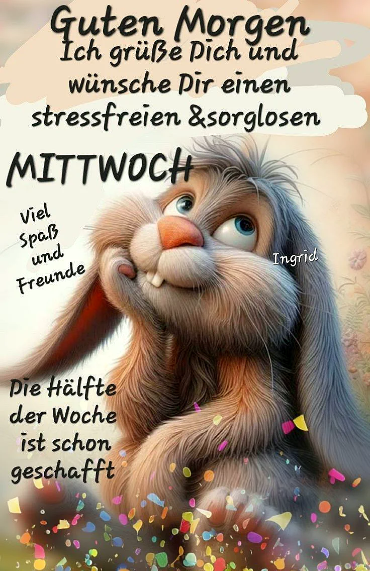 Mittwochsgruß: Die Hälfte geschafft! 