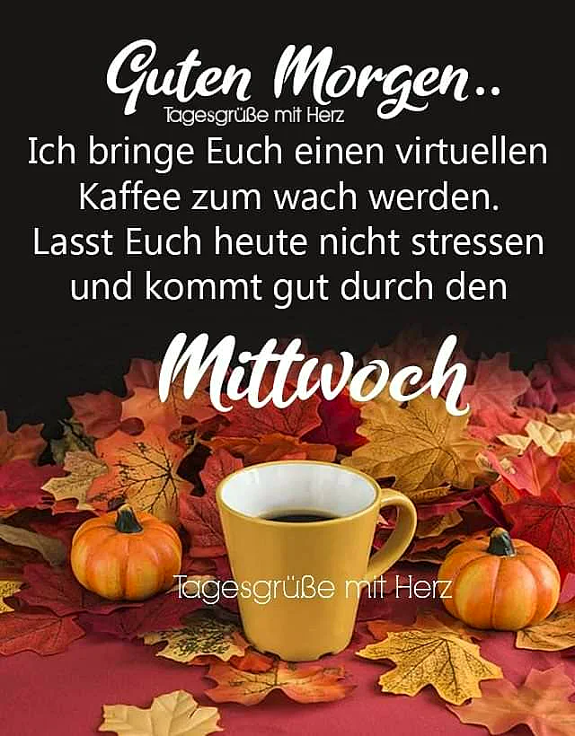 Mittwochsgruß: Virtueller Kaffee für den Tag