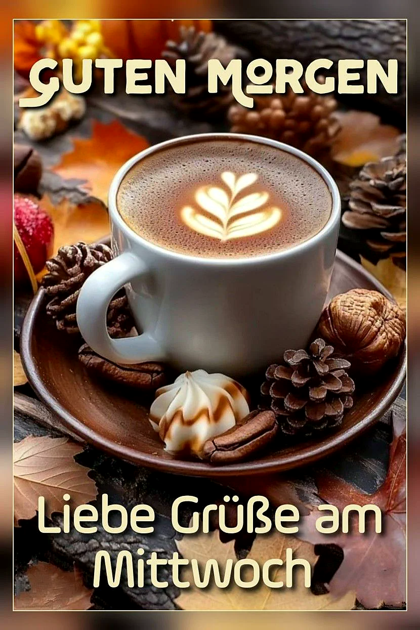 Mittwochsmorgen-Gruß: Kaffee & Herbstgefühle