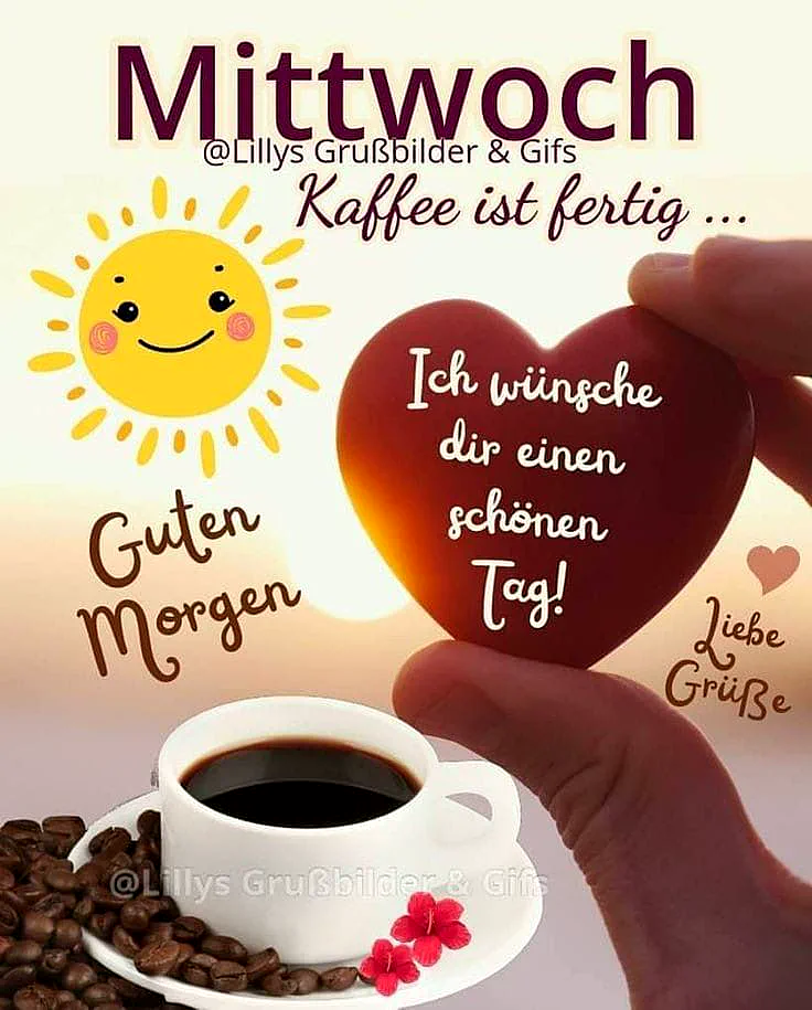 Mittwochswunsch: Kaffee ist fertig! ☕️