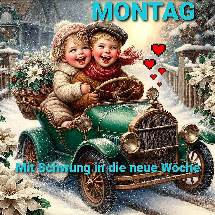 Montag-Gruß: Mit Schwung in die neue Woche!