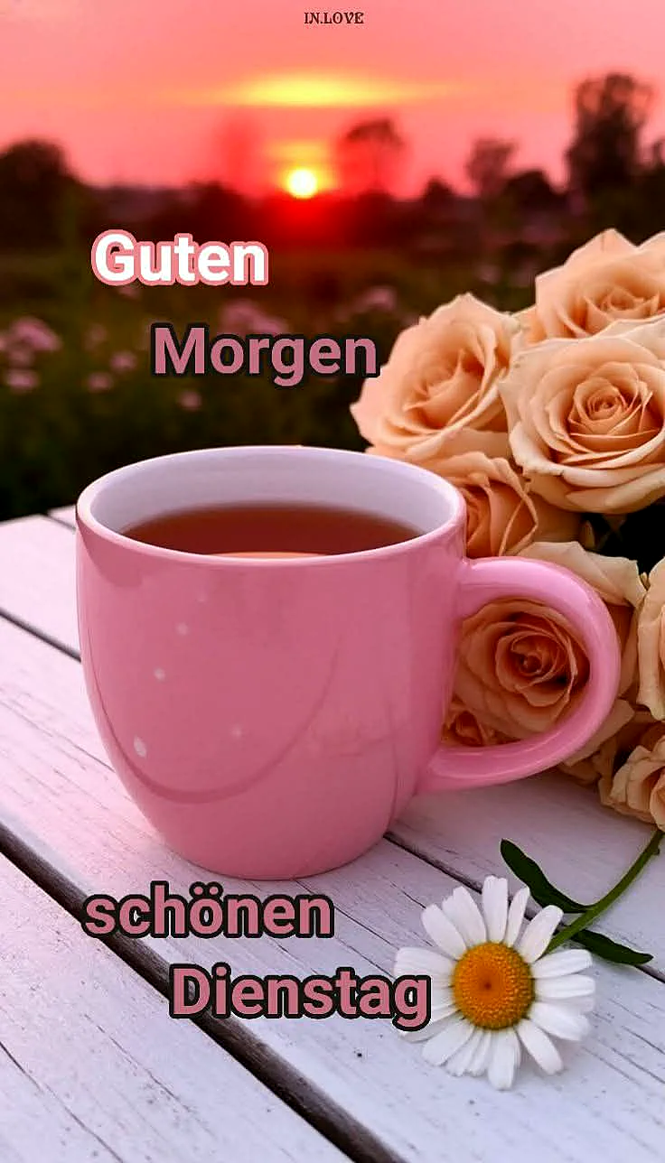 Schönen Dienstag Bilder - Guten Morgen Grüße für einen ruhigen Start