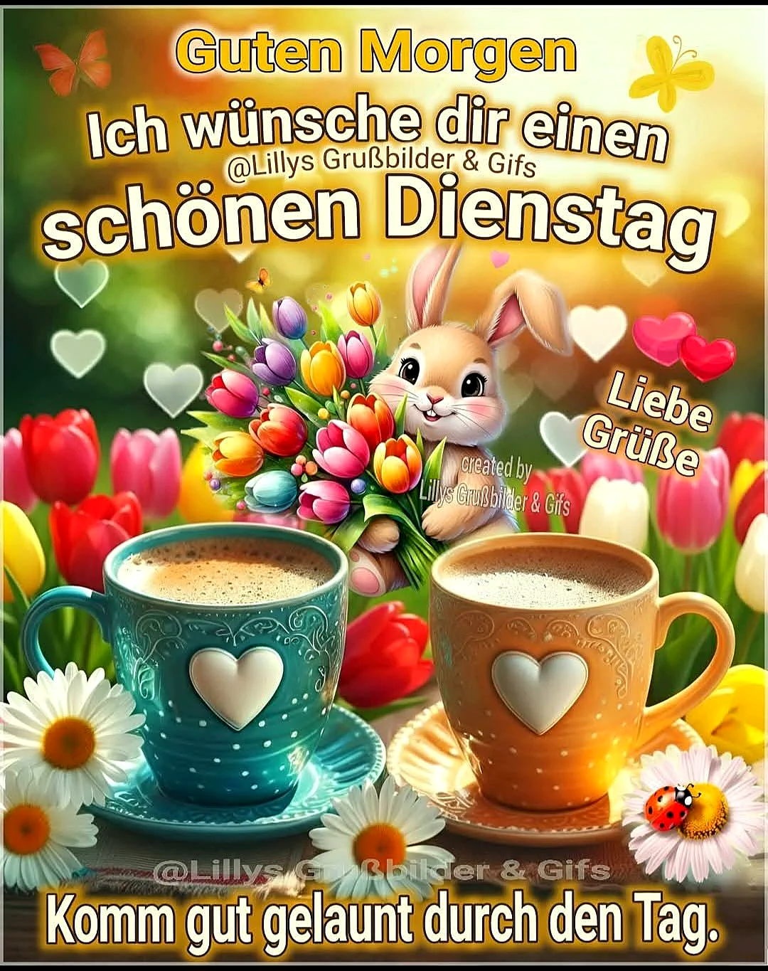 Schönen Dienstag Bilder - Guten Morgen Grüße für WhatsApp