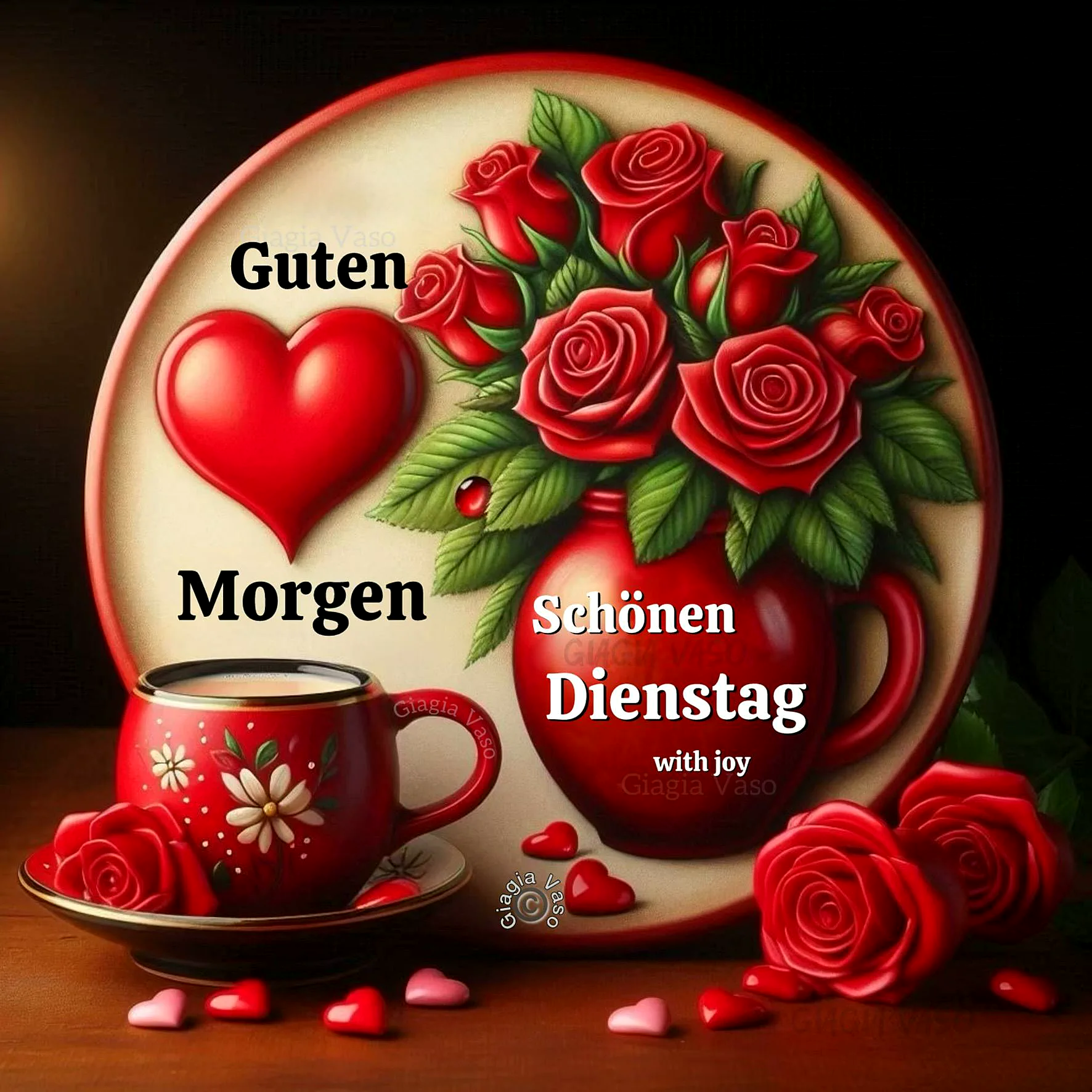 Schönen Dienstag Bilder - Guten Morgen Grüße mit Freude