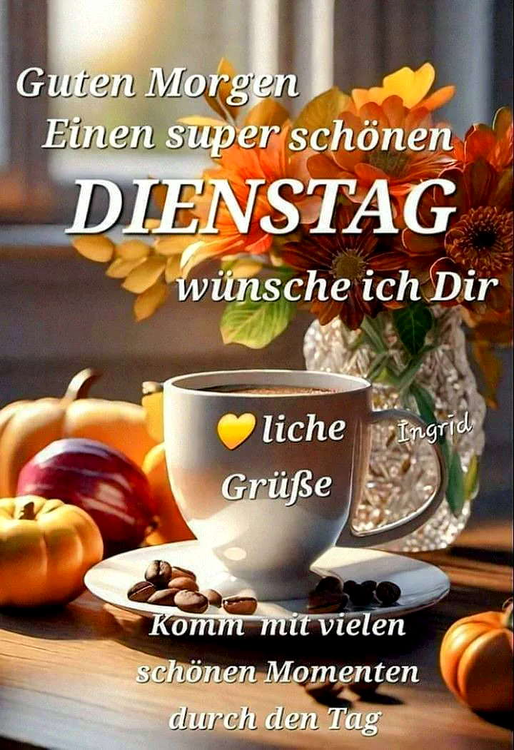 Schönen Dienstag Bilder - Guten Morgen Gruß für heute
