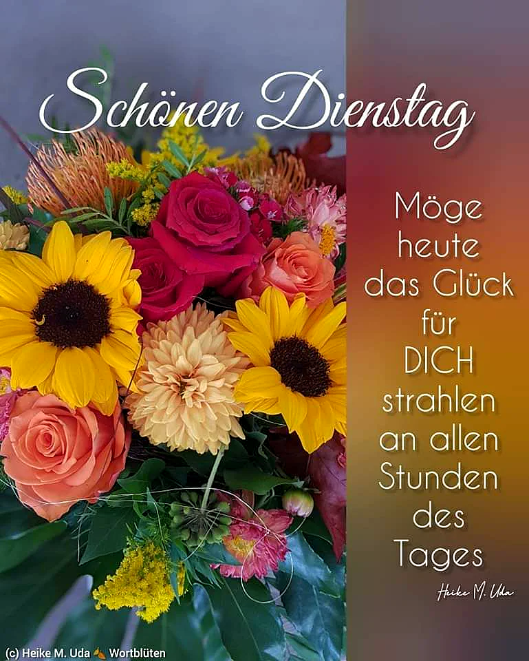 Schönen Dienstag - Mögest du heute Glück haben