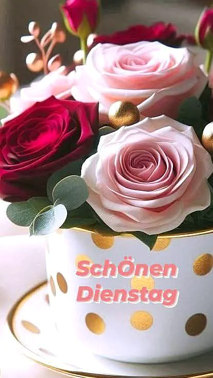 Schönen Dienstag: Rose ziert deinen Weg mit ruhiger Energie und Fokus