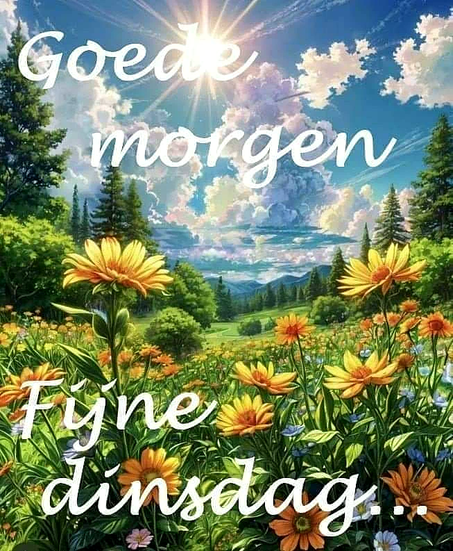 Schönen Dienstagmorgen - Gute Laune und Frieden