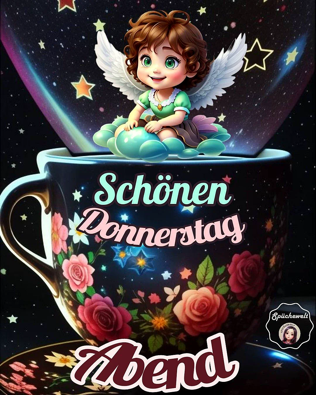 Schönen Donnerstag Abend - Ein himmlischer Gruß