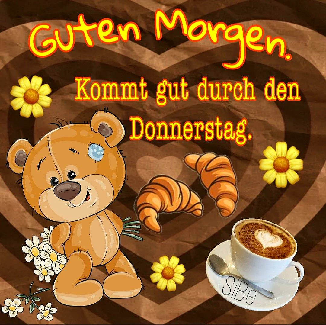 Schönen Donnerstag Bilder - Guten Morgen Grüße für WhatsApp