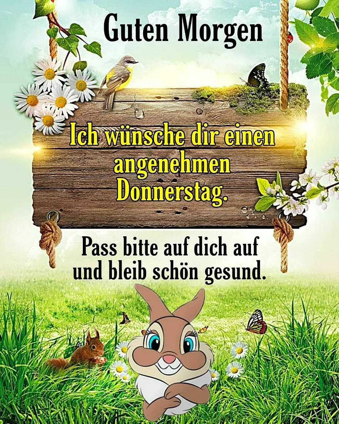 Schönen Donnerstag Bilder - Guten Morgen & gute Wünsche