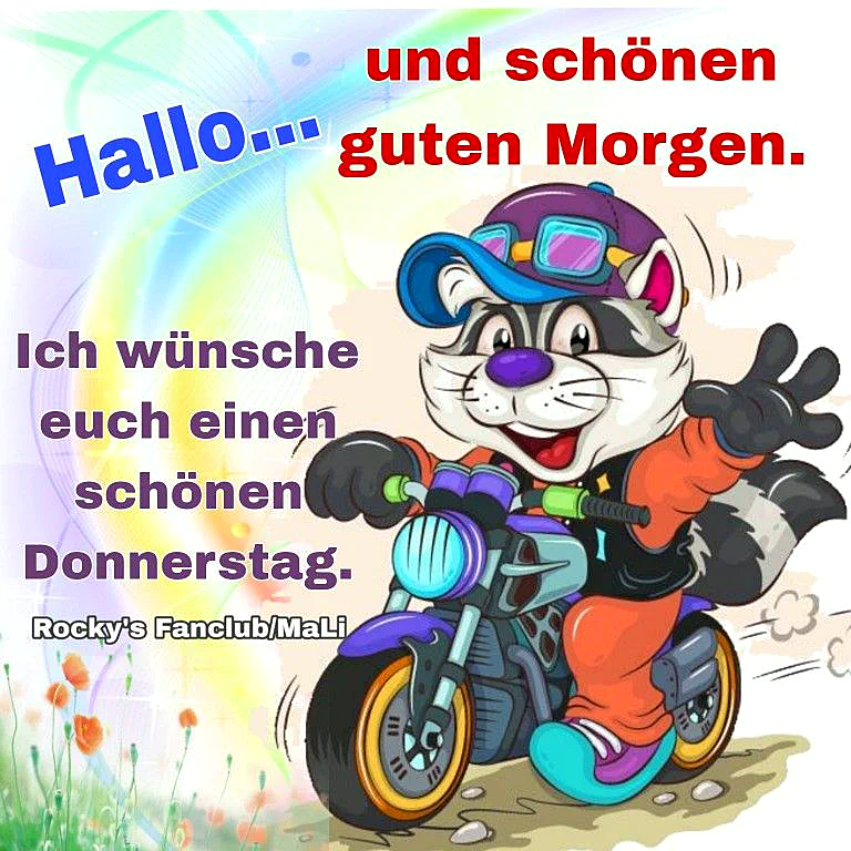 Schönen Donnerstag Bilder - Hallo... und schönen guten Morgen